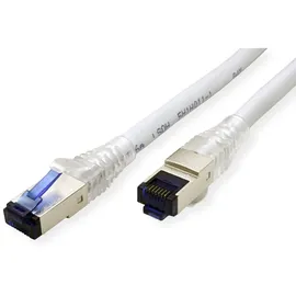 Roline Patchkabel Cat.6A (Class EA) S/FTP (PiMF), Massivdraht, LSOH, grau, 50 m