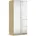 Reflect braun Eiche artisan B 91cm H 197cm T 54cm Holzwerkstoff Schränke Drehtürenschrank mit Spiegelfront inkl praktischer Inneneinteilung und Stoffboxen-Set