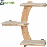 nanook shop Nanook Katzen Kletterwand 3-stufig Wandkratzbaum