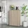 Forte Kommode TEMPRA 2 73,7 x 111,1 x 34,8 cm Sonoma Eiche / Beige
