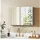 kleankin Spiegelschrank 60 cm grau