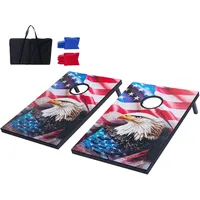 Vevor Cornhole Set Spielbrett aus Holz mit 8 Sitzsäcken