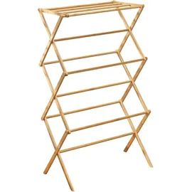 mDesign Bambus Turmtrockner 1,1 m naturfarben