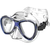 SEAC Capri SLT, Schnorchelmaske mit Maskenkörper aus hypoallergenem Siltra und Maskenschnallen mit 2 Knöpfen, 2 Große
