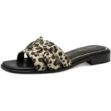 Marco Tozzi Damen Pantoletten Elegant Sommer, Mehrfarbig (Leo Dune), 39 EU