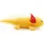 Uni Toys Axolotl 32 cm Gelb