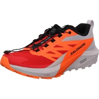 Salomon Sense Ride 5 Weiß Rot Herren Laufschuh in Orange, Größe 8,5