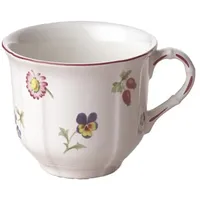 Villeroy und Boch - Petit Fleur Kaffeetasse, zarte Tasse aus Premium Porzellan mit filigranen Reliefs und blumig-fruchtigen Motiven, 200 ml