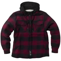 West Coast Choppers Hell Bent Flannel Jacke Rot/Schwarz S
