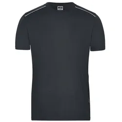 Herren Workwear T-Shirt Solid in Grau, Gr. XS