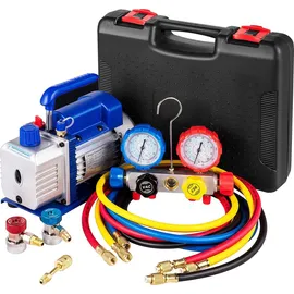 Vevor AC Vakuumpumpe Unterdruckpumpe Set 4,8 CFM 5PA 0–800PSI HVAC mit Koffer
