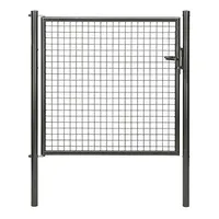 GAH Alberts Wellengitter-Einzeltor 125 x 125 cm Anthrazit-metallic/Metall