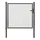 GAH Alberts Wellengitter-Einzeltor 125 x 125 cm Anthrazit-metallic/Metall