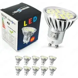 Energmix LED Spot 10x 10 Stück 4W GU10 kaltweiß 10x2063