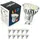 Energmix LED Spot 10x 10 Stück 4W GU10 kaltweiß 10x2063