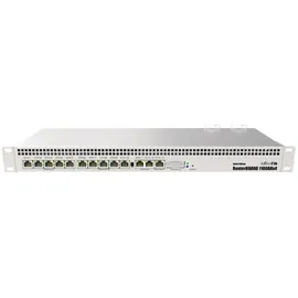 MicroTik RB1100AHx4 L6 1.4GHz 1GB RAM, 128 MB NAND, 13xGig LAN, Rack 48,30cm (19"), Router, Grau