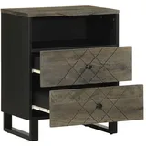 vidaXL Nachttisch 50 x 33 x 62 cm Schwarz