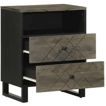 vidaXL Nachttisch 50 x 33 x 62 cm Schwarz