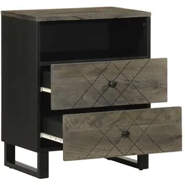 vidaXL Nachttisch 50 x 33 x 62 cm Schwarz