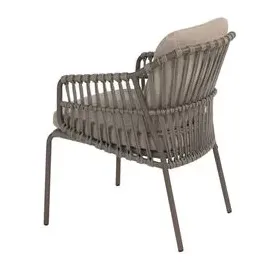 4 Seasons Outdoor 2er-Set 4 SEASONS OUTDOOR Dining Gartensessel Capalbio Edelstahl Terre
