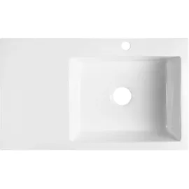Sapho Avoria rechts Keramikspüle Weiß + Handbetätigung 860 x 510 mm