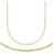 FIRETTI Goldkette Fantasiekette Gelbgold