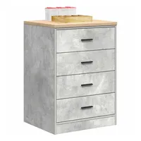 vidaXL Garagen-Aufbewahrungsschrank 60 x 85 x 0 cm Grau