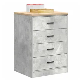 vidaXL Garagen-Aufbewahrungsschrank 60 x 85 x 0 cm Grau