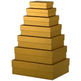 RÖSSLER Boxline Geschenkbox 7er Set 7-tlg. Gold