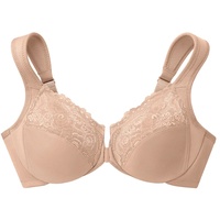 GLAMORISE Vorderverschluss-WonderWire-BH - Kaffee 80B Damen