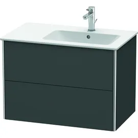Duravit Waschtischunterschrank 2 Auszüge 81 x 47,8 x 56 cm Graphit Matt
