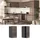 Vicco Hängeschrank R-Line 30 x 30 x 60 cm Grau