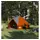 vidaXL Teepee Zelt für 6 Personen Grau/Orange