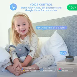 Nous P4 - Smart Light Lampe, E14, 5 W, RGB, WLAN