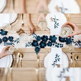 Partydeco Spitze altweiß, 0,18 x 9m (1 STK. / 9 lfm)