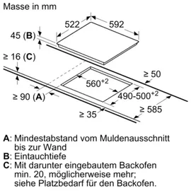 Bosch Backofen-Set mit Glaskeramikkochfeld 60 cm + Teleskopauszug