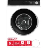 Sharp ES-NFA612BW1NA-DE Waschmaschine (6 kg, 1200 U/min)