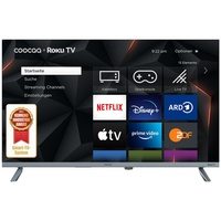 COOCAA 40R3G Roku LED TV powered by Metz, FHD Smart TV, 40 Zoll, 100 cm, Fernseher mit Triple Tuner, TV mit WLAN, LAN, HDMI, USB, HDTV, Netflix, Prime