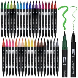 DealKits Dual Brush Pen Set 36 St. Wasserbasis Aquarell