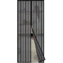 Sekey Insektenschutz-Tür 135 x 220 cm Schwarz