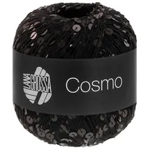 Lana Grossa Häkelwolle Cosmo Schwarz 100 g