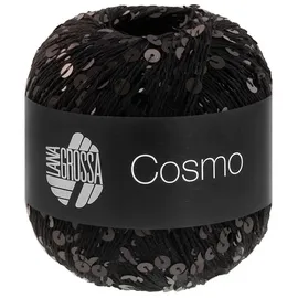 Lana Grossa Häkelwolle Cosmo Schwarz 100 g