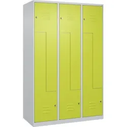 C+P Z-Spind Classic PLUS, 6 Fächer, 1850x1200x500mm, 7035/0024 Verschluss Zylinderschloss
