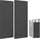 Outsunny Kaminholzregal Abdeckung 148 x 62 cm Wasserdicht 600D Oxford Schwarz