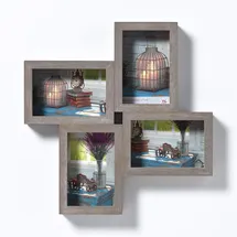 walther design Bilderrahmen Rustic grau 10x15 cm 4 St.