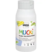 Kreul 24392 - MUCKI Kinder-Serviettenkleber 750 ml - Auswaschbarer