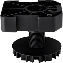 SOTech 4er Set Möbelfüße Schwarz mit Sockelhöhe 55 mm