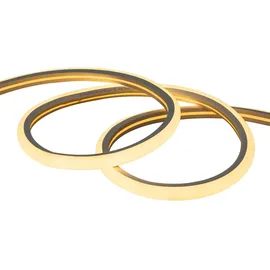 efectoLED LEDKIA LIGHTING LED-Streifen Neon Dimmbar 220V Warmweiß Halbrund 180° 7.5W/m Schnitt 100cm IP67 nach Maß 1 m