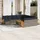 vidaXL Gartensofa-Set 13-tlg. grau Polyrattan