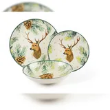 Excelsa Nordic Deer Tellerservice 12-tlg. bunt